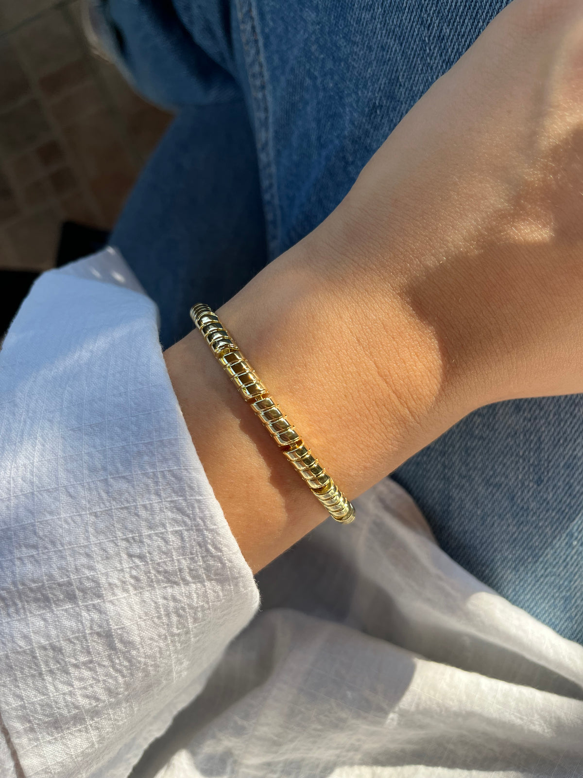 14K VIP CM Bileklik Gold