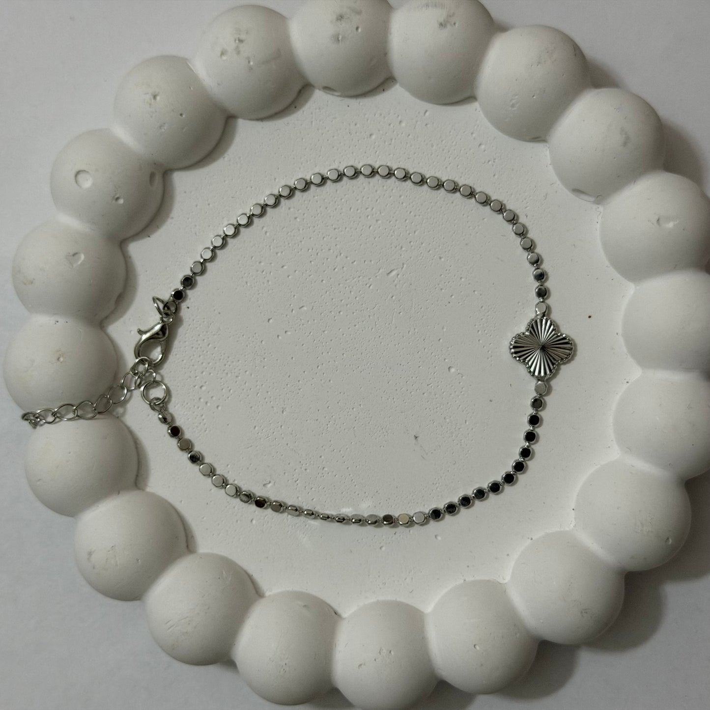 Silver Yonca Bileklik