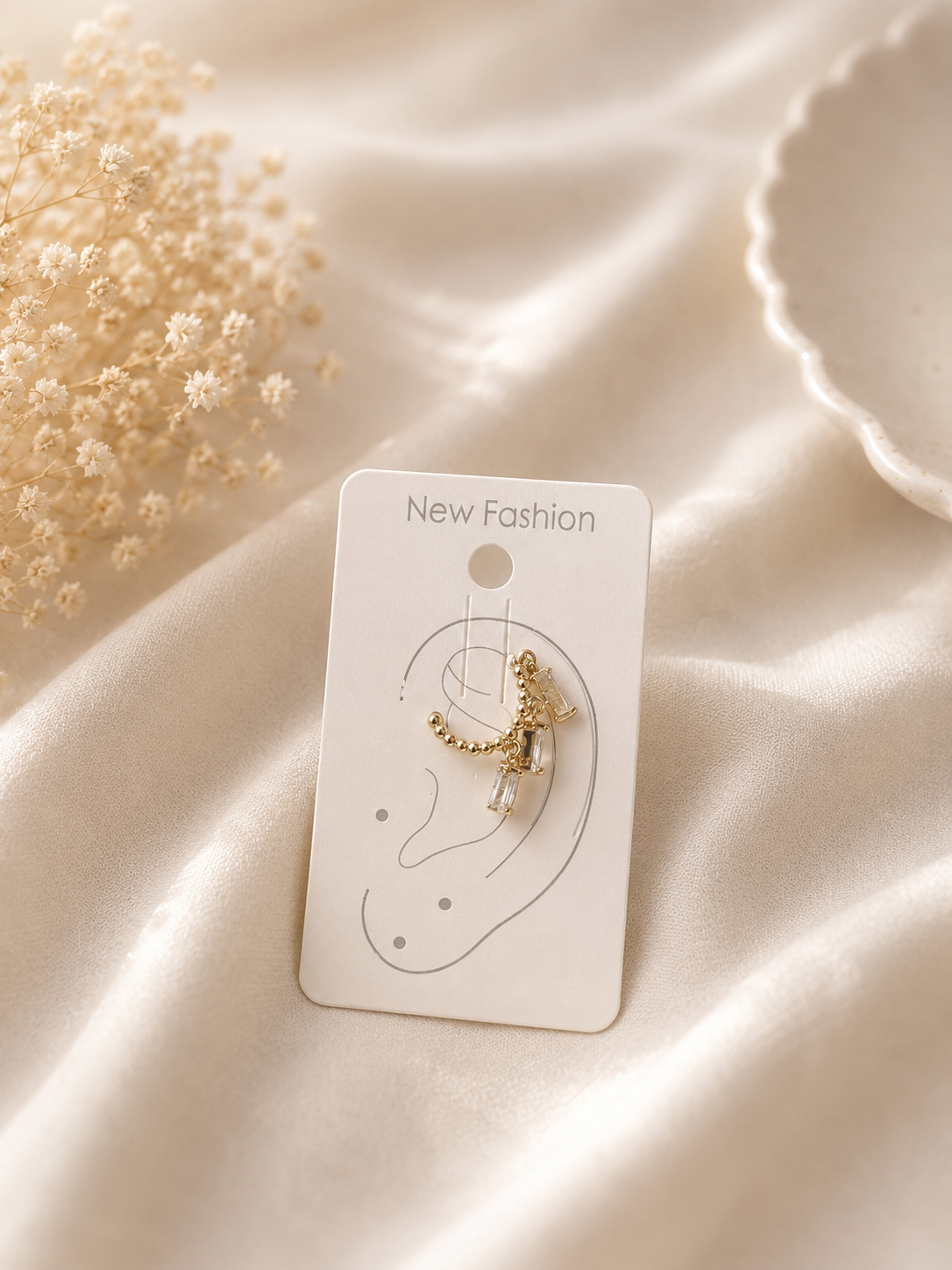 Taşlı Ear Cuff