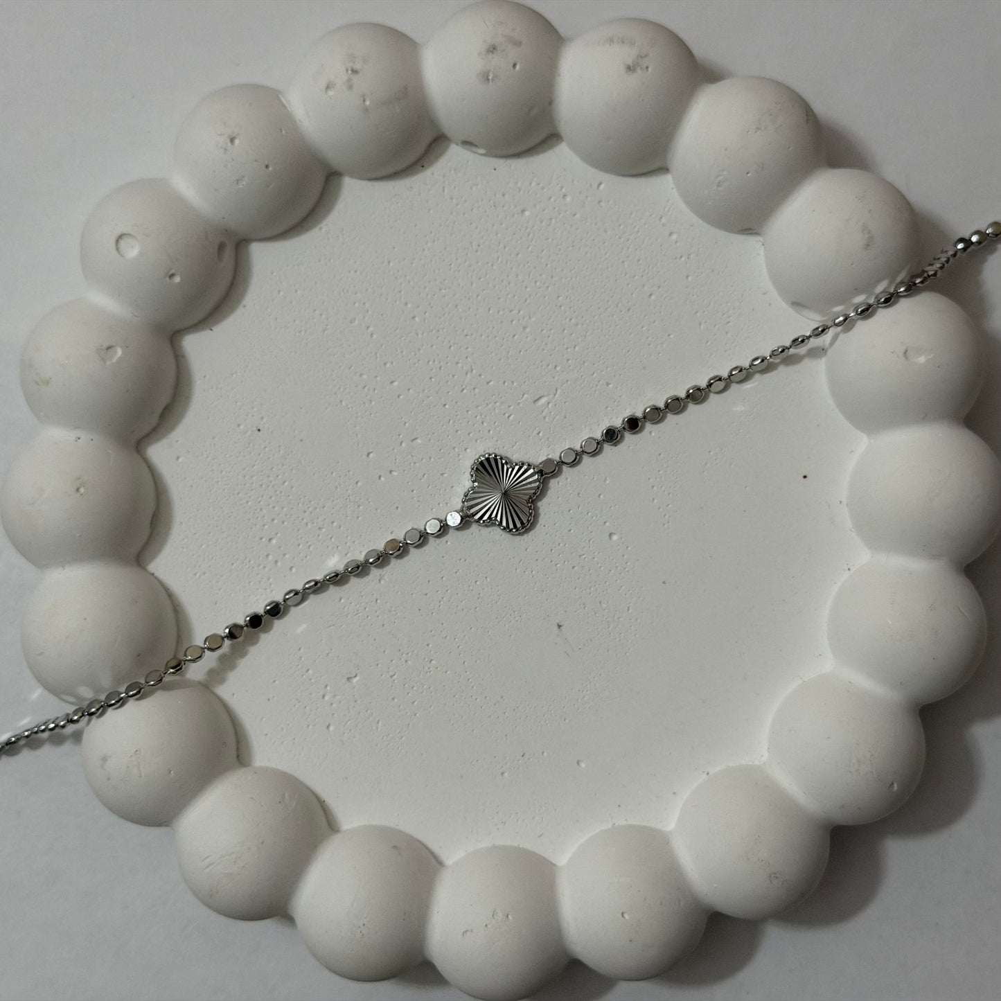 Silver Yonca Bileklik