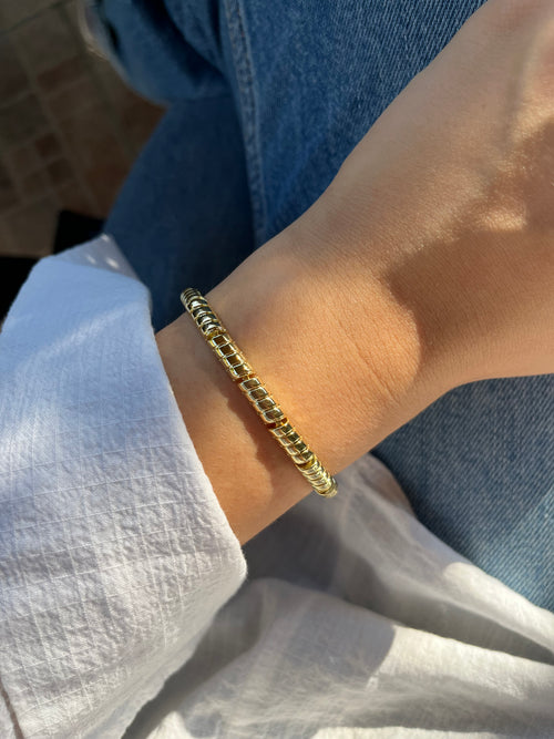 14K VIP CM Bileklik Gold