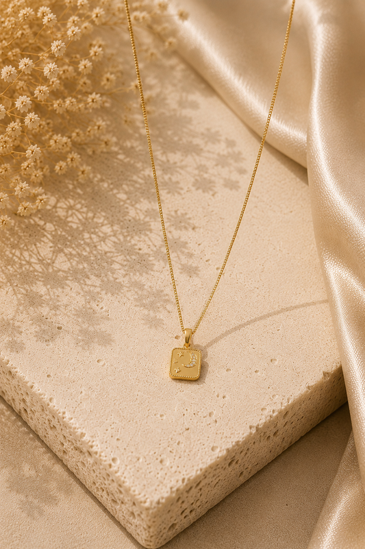 Gold Çelik Kolye