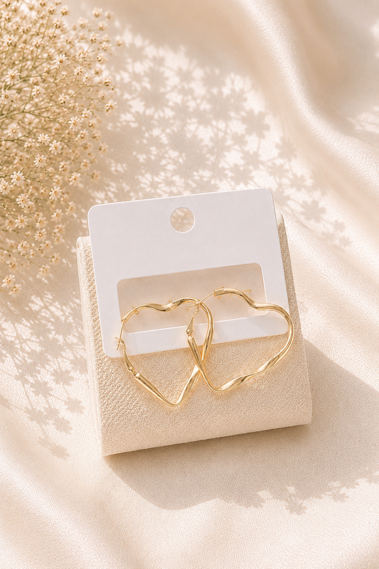 Gold Kalpli Küpe